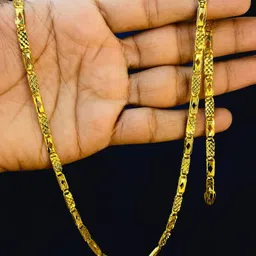 rkb sales 1gm gold plated High Quality chain for men Gold-plated Plated Alloy Chain-picture-30