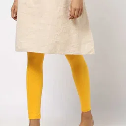 Casual Solid Women Yellow Western Wear Legging | legging pant girls women combo Women Pyjama-image-65