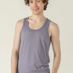 DAMENSCH Pure Cotton Round Neck Innerwear Vests VE1035-CLMPRP-picture-27