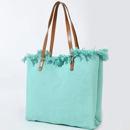 LULU & SKY Oversized Half Moon Handheld Bag with Bow Detail image 2