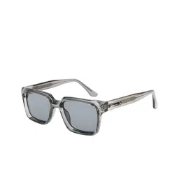 VONDYKE Unisex Grey Lens & Gunmetal-Toned Wayfarer Sunglasses with-picture-14