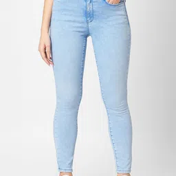 Kraus Jeans Women Skinny Fit High-Rise Light Fade Jeans-picture-19