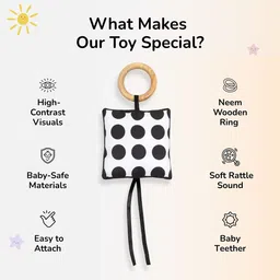 TIDY SLEEP Set of 4 Rattle Toy Learning and Development Toys image 5