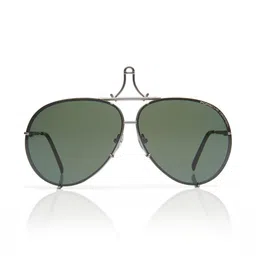 PORSCHE DESIGN Men Green Lens & Black Aviator Sunglasses with-picture-55