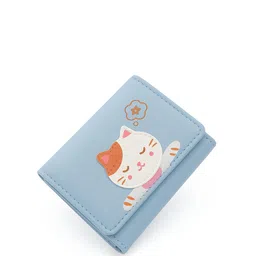 VALERIE Women Printed PU Three Fold Wallet-image-8