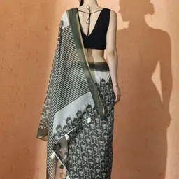 Jaipur Kurti Floral Saree image 2