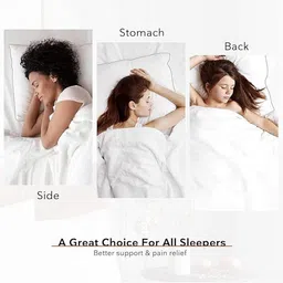 Shadowkart White 5 Pieces Fibre Filled Polyester Ultra Soft Sleep Pillows image 5