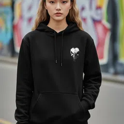 BENNY BROOKS Graphic Printed Hooded Pullover Sweatshirt image 5