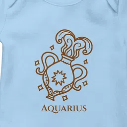THE PRINT PLATTER Infants Aquarius Printed Cotton Bodysuit image 2
