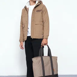 7 Alt by Pantaloons Men Typography Lightweight Puffer Jacket image 5