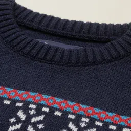 Allen Solly Junior Boys Floral Printed Pullover image 4