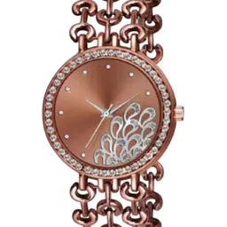 Miss Perfect Women Embellished Dial & Bracelet Style Straps Analogue Watch QR7-picture-16