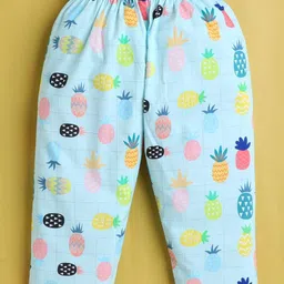 Knitting Doodles Unisex Kids Printed Night suit image 2