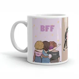 Mr UVD White & Beige Graphic Printed Ceramic Mug 350 ml-picture-21