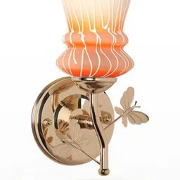 Somil Premium Designer Glass Wall / Night Lamp Elegant & Stylish Dcor Accent for Modern Interiors, color, Pink, Size:- 20 X 18 X 30 CM-image-18