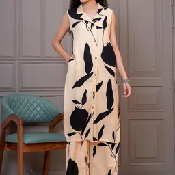 HIGHLIGHT FASHION EXPORT Women Floral Printed Kurta with Palazzo-image-61