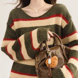 Mast & Harbour Striped Pullover Sweater image 5