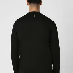 Van Heusen Flex Men Round Neck Solid Sweatshirt image 4