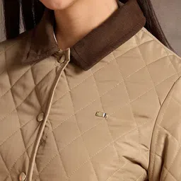 U.S. Polo Assn. Women Solid Quilted Puffer Jacket image 2