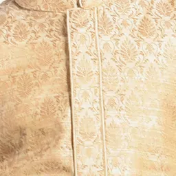 Pehanaava Boys Floral Embroidered Regular Kurta with Pyjamas image 5