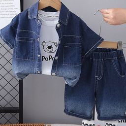 StyleCast x Revolte Boys Short Sleeves Shirt And T-shirt With Shorts-picture-15