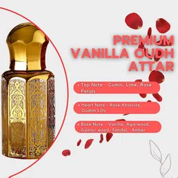 ATARSTORY Rose Oudh Best Luxury Long Lasting Attar- 12 ml image 2
