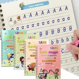 snowshell Magic Reused Practice book For Kids Handwriting 4 Book Drawing Books Magic Zx109 image 5