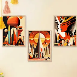 walllane Modern Wall Art With Frame Home Decor Wall Painting For Living Room Office Bedroom-picture-25
