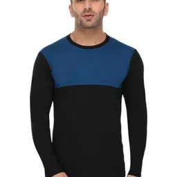 BI FASHION Men Colourblocked Extended Sleeves Pockets T-shirt-picture-15