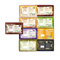 SPARSHAM-NATURE'S TOUCH Set Of 9 Almond, Honey & Chocolate Soap - 125 g Each image 5