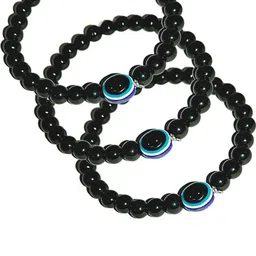 Divine souvenirs Unisex Set Of 3 Artificial Beaded Elasticated Bracelets-picture-51