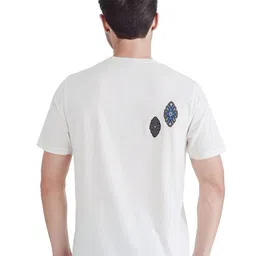 RARE RABBIT Men Graphic Printed Round Neck Cotton T-shirt image 3