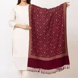 PASHGIRI Women Geometric Embroidered Shawl-picture-10