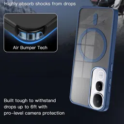 Karwan Unisex Vivo Y400 Pro 5G Translucent Hybrid Case Back Case image 4