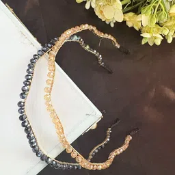 LYKAA Women Set of 2 Embellished Hairband-image-7