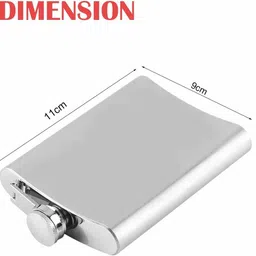 protos india.net Easy sip Liquor Hip Flask Wine Pocket Container Alcoholic Drinks Whiskey Stainless steel Hip Flask image 2