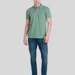 FLYIND VOGUE OUTFIT Men Relaxed Fit Printed Polo Collar T-shirt image 2