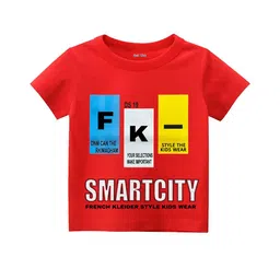 FRENCH KLEIDER Boys Pack Of 3 Printed Round Neck Pure Cotton T-shirt With Shorts image 5