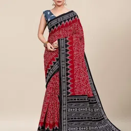 JAINICA Floral Pure Cotton Saree-picture-28