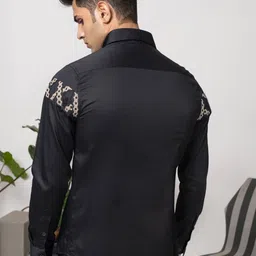 ABKASA Men Classic Slim Fit Floral Opaque Printed Casual Shirt image 3