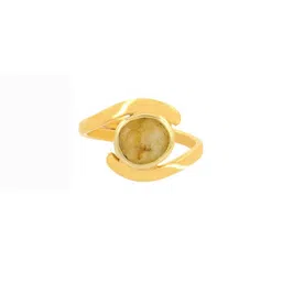 RAVIOUR LIFESTYLE White Brass Pearls Finger Ring-image-13