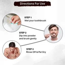 Oneway Happiness Activated Charcoal Teeth Powder - 100 g image 2