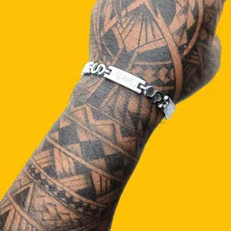 Dynamic Retail Global Silver-Plated Stainless Steel Bracelet-picture-42