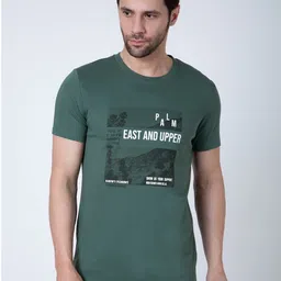 Sparky Men Graphic Printed Round Neck Cotton T-shirt-image-25