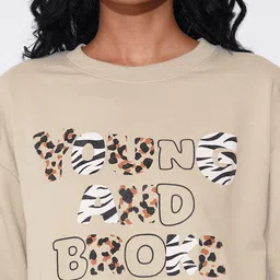 People Women Round Neck Sweatshirt image 2