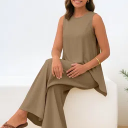 Moomaya Sleeveless Top And Palazzos image 5