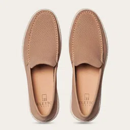 Eletto Brun Men Leather Formal Slip-Ons image 3