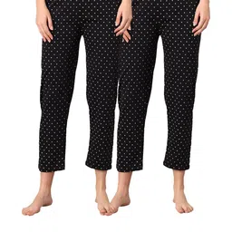 TRENDY WORLD Pack Of 2 Women Printed Cotton Lounge Pants-picture-17