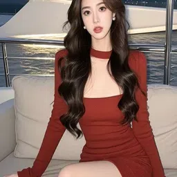 stylecast StyleCasted Women Red Full Sleeves Mini Dress image 3