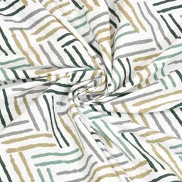 Sangria Printed 210 TC Super King Cotton Bedsheet With 2 Pillow Covers- 2.7 m x 2.7 m image 4